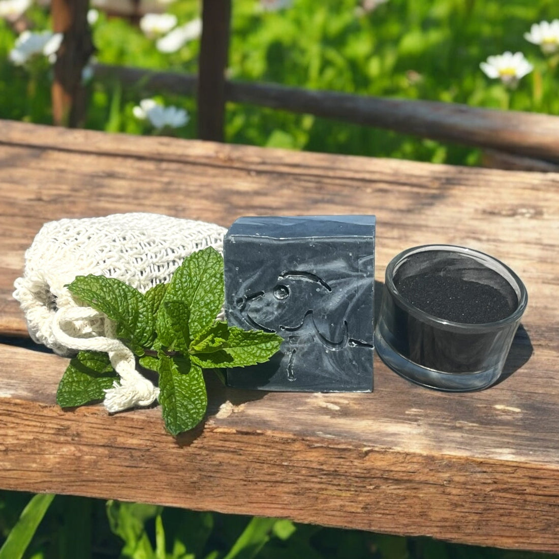 Eco Dog Chunky Charcoal Soap Block